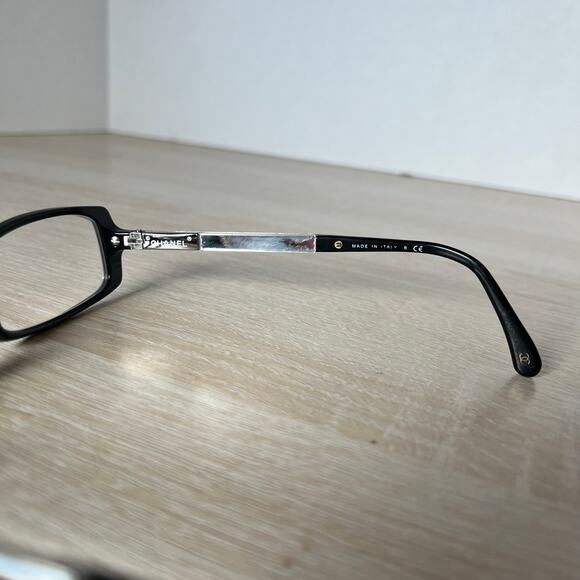 Chanel 3177 c.501 Eyeglasses Black Collection Miroir Frames 51-16-135 Italy - Picture 6 of 10